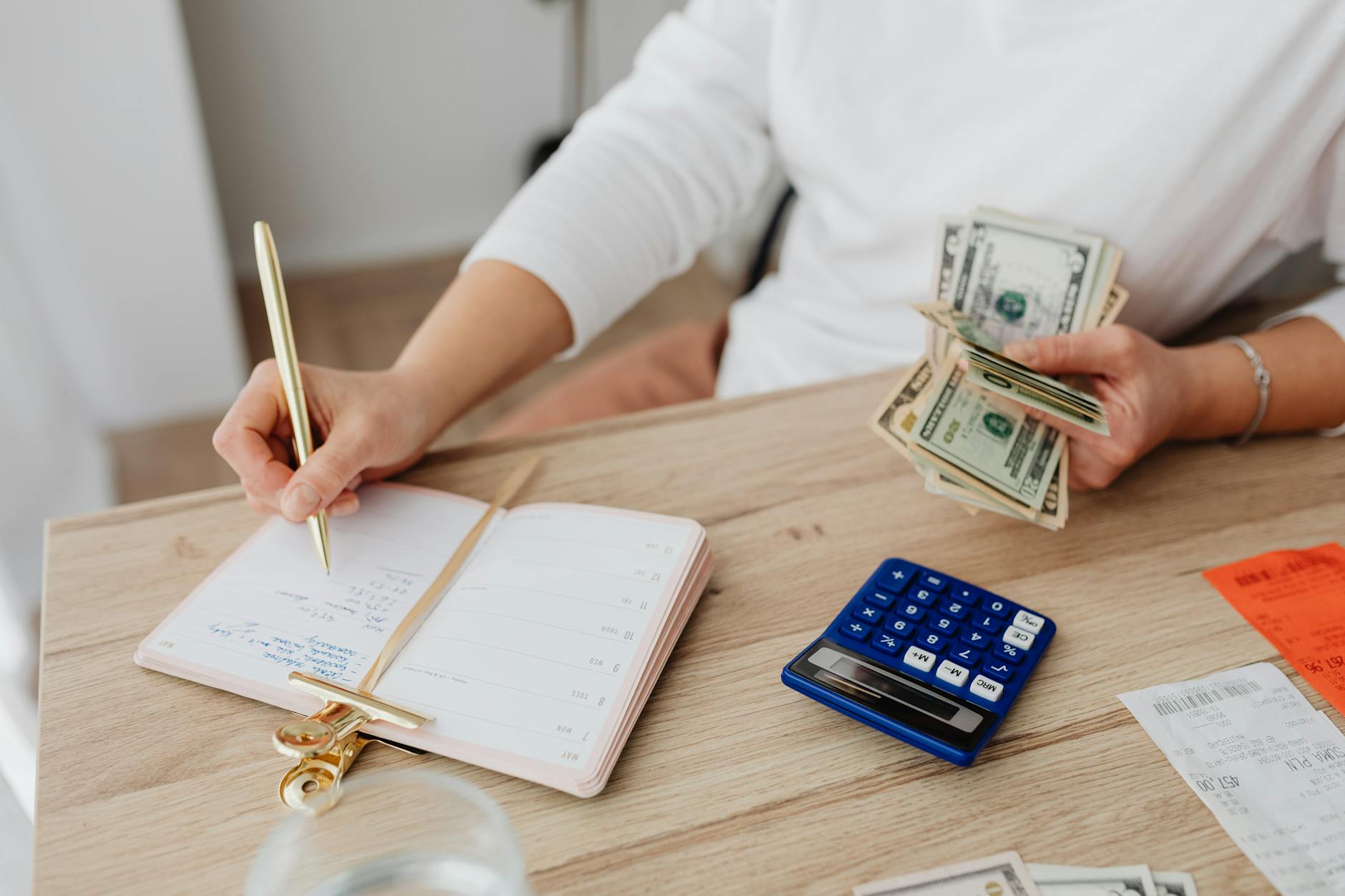 Budgeting dashboard visual