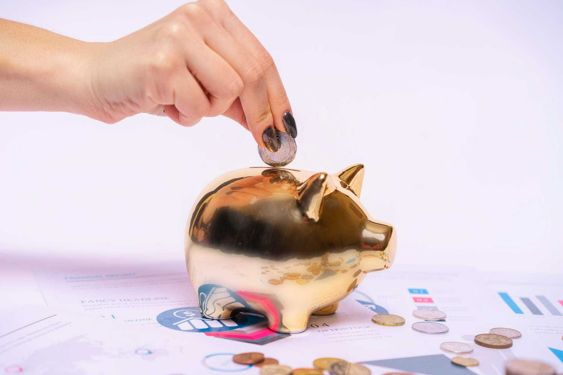 A transfer flow from checking to savings with a buffer reminder